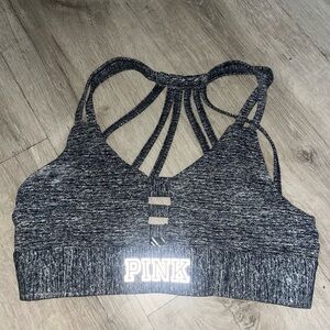 Pink Strappy Sports bra